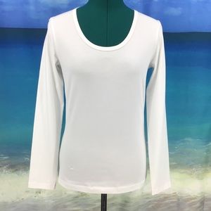 Yest Yamara Basic Cotton Jersey Long Sleeve Tee, 6